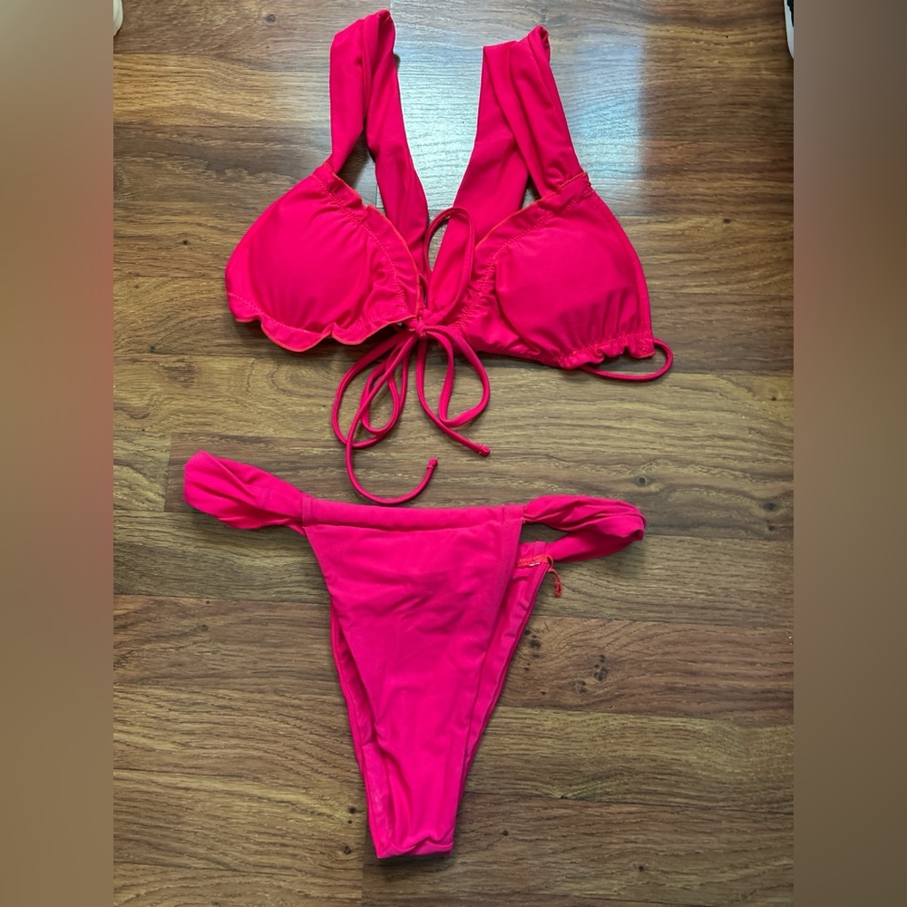 Vibrant Pink Bikini Set